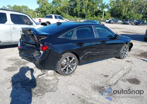 2025 Honda Civic Hybrid Sport/Sport Touring из США, поврежденный, VIN 2HGFE4F82SH304995